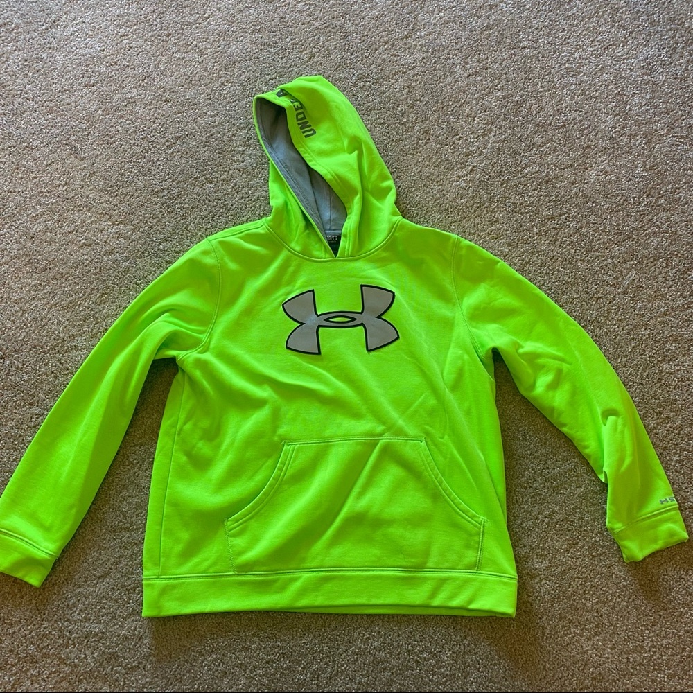 Neon Under Armour Hoodie